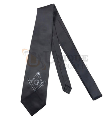 Masonic Square compass and G Black Tie Unique_Regalia